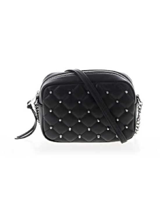 Rebecca Minkoff Handbags - Rebecca Minkoff Black Quilted Studded Crossbody Camera Bag